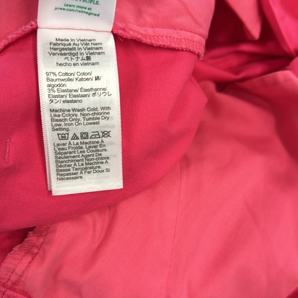 🔥🔥🔥J. Crew Pink Chino button-front mini skirt - Picture 6 of 8